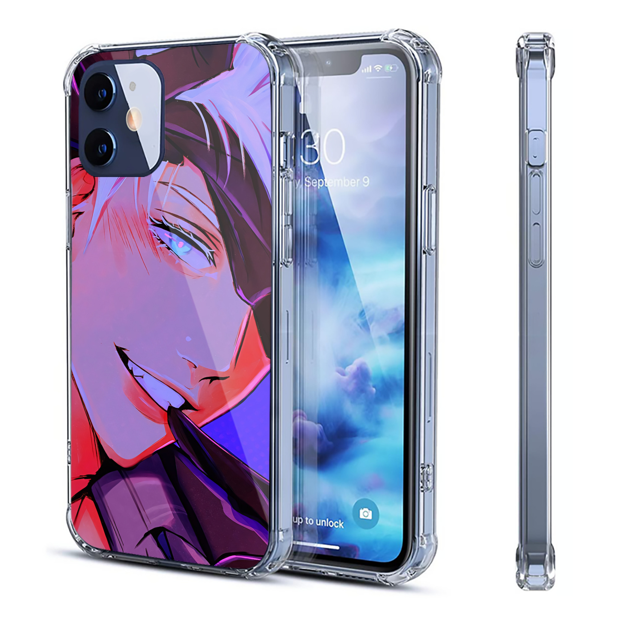 （画像用） SPY×FAMILY间谍家家酒 【iPhone 12シリーズ対応】透明スマホケース（クリアソフトケース）